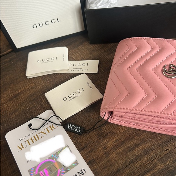 Authenticated Gucci GG Marmot Leather Wallet NEW - Picture 5 of 10